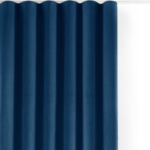 Modrý sametový dimout závěs 140×250 cm Velto – Filumi