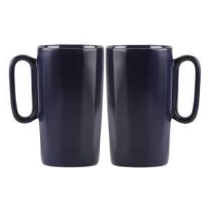 Modré hrnky z kameniny v sadě 2 ks 330 ml Fuori – Vialli Design