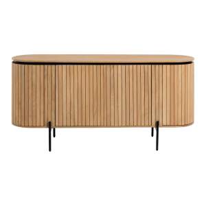 Nízká komoda z mangového dřeva v přírodní barvě 170×80 cm Licia – Kave Home