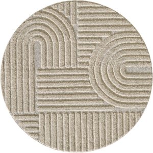Béžový kulatý koberec ø 200 cm Art – Ayyildiz Carpets