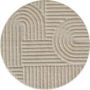 Béžový kulatý koberec ø 120 cm Art – Ayyildiz Carpets