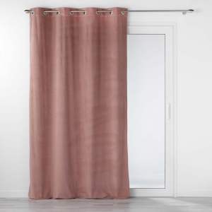 Růžový sametový závěs 140×260 cm Velouriane – douceur d’intérieur
