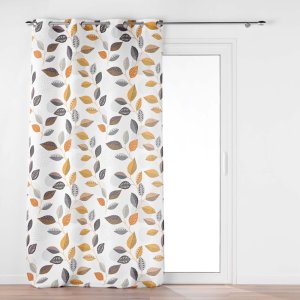 Žlutý/bílý závěs 140×280 cm Vahine – douceur d’intérieur