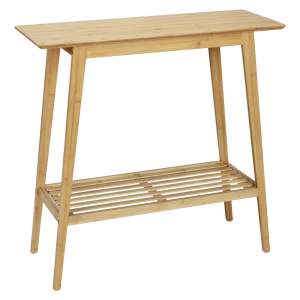 Bambusový konzolový stolek v přírodní barvě 30×80 cm Kona – Wenko