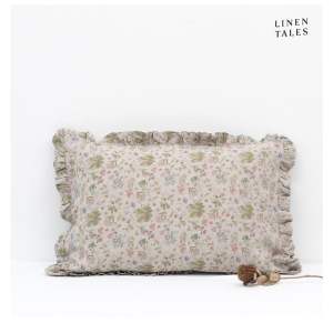 Lněný povlak na polštář 40×40 cm Botany 2 – Linen Tales
