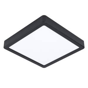 Černé LED stropní svítidlo 21×21 cm FUEVA 5 – EGLO