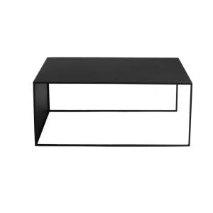 Černý konferenční stolek CustomForm 2Wall, délka 100 cm