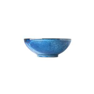 Modrá keramická miska MIJ Indigo, ø 21 cm