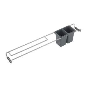 Ocelový odkapávač ve stříbrné barvě – Metaltex