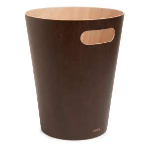 Dřevěný odpadkový koš 7,5 l Woodrow – Umbra