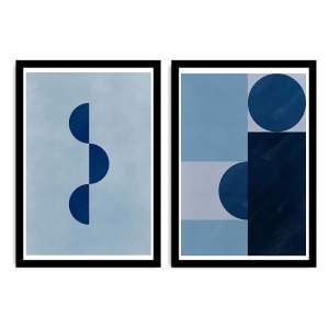 Obrazy v sadě 2 ks 36×51 cm Shapes – Wallity