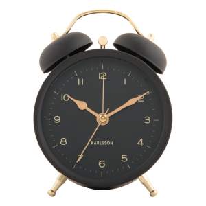 Budík ø 10 cm Classic Twin Bell – Karlsson