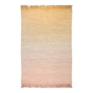 Oranžovo-růžový pratelný koberec 100×150 cm Kirthy – Nattiot