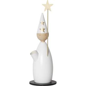 Bílá světelná dekorace s vánočním motivem ø 12 cm Lucia Classic – Star Trading