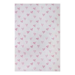 Růžovo-bílý dětský koberec 120×170 cm Hearts – Hanse Home