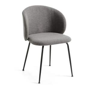 Šedá jídelní židle Kave Home Minna