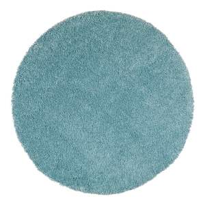 Světle modrý koberec Universal Aqua Liso, ø 80 cm