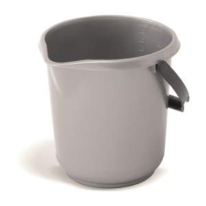 Šedý kbelík Addis Clean, 10 l