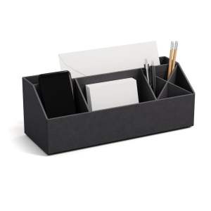 Kartonový organizér na psací potřeby Elisa Canvas Paper Laminate – Bigso