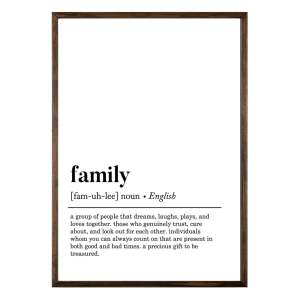 Obraz 50×70 cm Family – Wallity