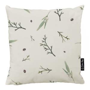Povlak na polštář s vánočním motivem 45×45 cm Delicate Green – Butter Kings