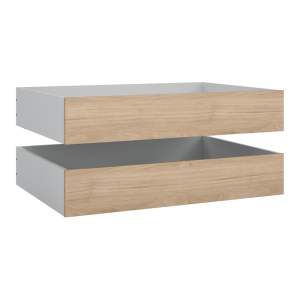 Šuplíky pod postel v přírodní barvě v sadě 2 ks 90×190/140×190 cm Naia – Tvilum