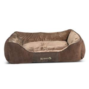 Hnědý plyšový pelíšek pro psa 70×90 cm Scruffs Chester XL – Plaček Pet Products