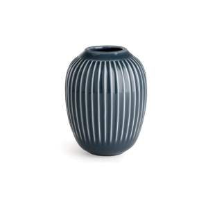 Antracitová kameninová váza Kähler Design Hammershoi, ⌀ 8,5 cm