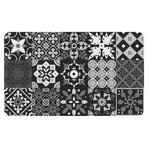 Černý koberec z PVC 45×75 cm Salou – douceur d’intérieur