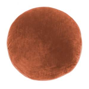 Oranžový dekorativní polštář z mikrovlákna Tiseco Home Studio Marshmallow, ø 40 cm