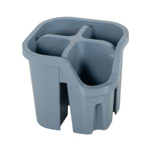 Šedý odkapávač na příbory z recyklovaného plastu Addis Eco Range