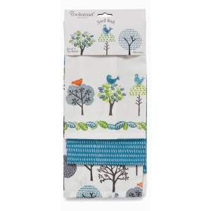 Bavlněné utěrky v sadě 3 ks 45×65 cm Forest Birds – Cooksmart ®