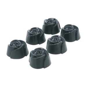 Silikonové formy na pečení muffinů v sadě 6 ks Rose – Blomsterbergs