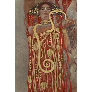 Obraz – reprodukce 60×90 cm Hygieia, Gustav Klimt – Fedkolor