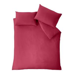 Tmavě růžové povlečení na dvoulůžko 200×200 cm So Soft Easy Iron – Catherine Lansfield