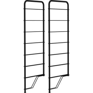 Černé kovové konzole 2 ks 34×97 cm Dakota – Tenzo