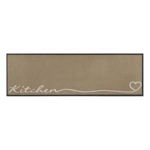 Béžový běhoun Zala Living Kitchen, 50 x 150 cm