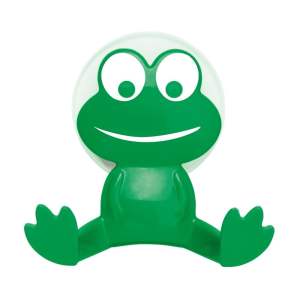 Zelený nástěnný háček Wenko Frog