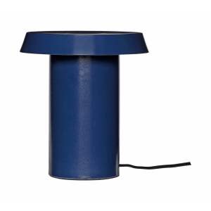 Modrá kovová stolní lampa Keen – Hübsch