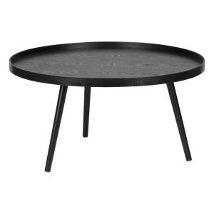 Černý konferenční stolek WOOOD Mesa, Ø 78 cm
