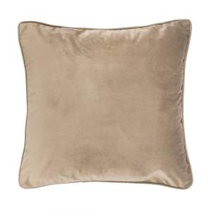 Světle béžový polštář Tiseco Home Studio Velvet, 45 x 45 cm