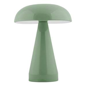 Zelená LED stmívatelná stolní lampa s kovovým stínidlem (výška 20,5 cm) Rachel – Leitmotiv