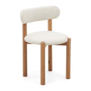 Bílé jídelní židle v sadě 2 ks Nebai – Kave Home