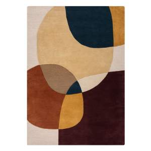 Fialový ručně tkaný vlněný koberec 120×170 cm Glow Purple Multi – Flair Rugs