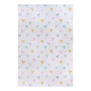 Bílý dětský koberec 160×235 cm Hearts – Hanse Home