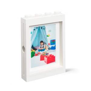 Bílý rámeček na fotku LEGO®, 19,3 x 26,8 cm