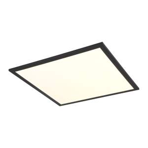 Černé LED stropní svítidlo 44.5×44.5 cm Beta – Trio