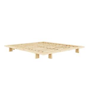 Dvoulůžková postel z borovicového dřeva s roštem 180×200 cm Japan – Karup Design
