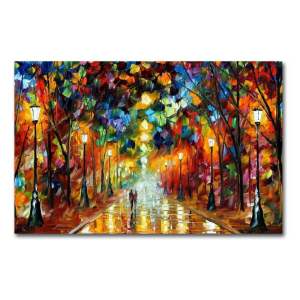 Nástěnná reprodukce na plátně Leonid Afremov, 70 x 45 cm