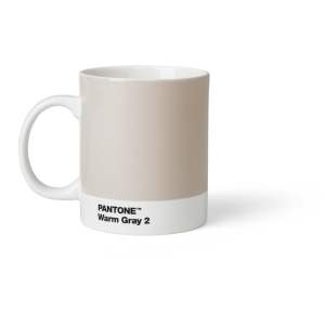 Šedý keramický hrnek 375 ml Warm Gray 2 – Pantone